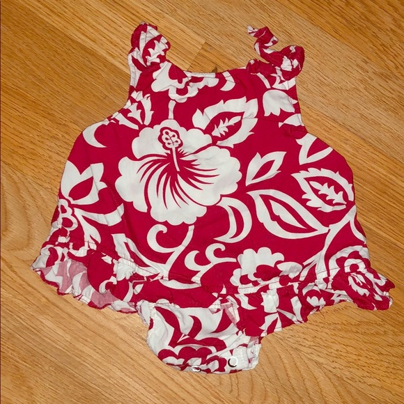 The Children's Place Other - Baby Hawaiian print dress/onesie